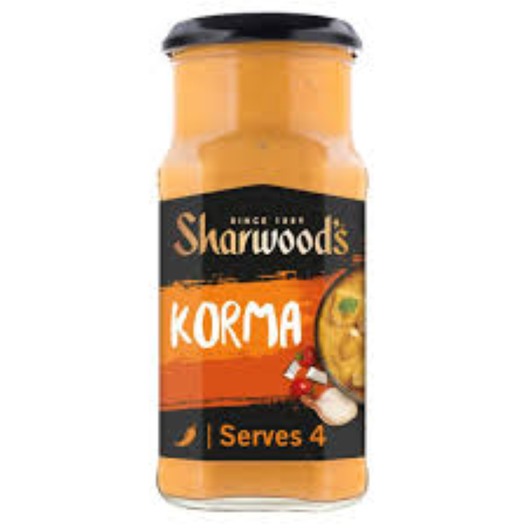 SHARWOODS COOKINGS SAUCE KORMA 420G